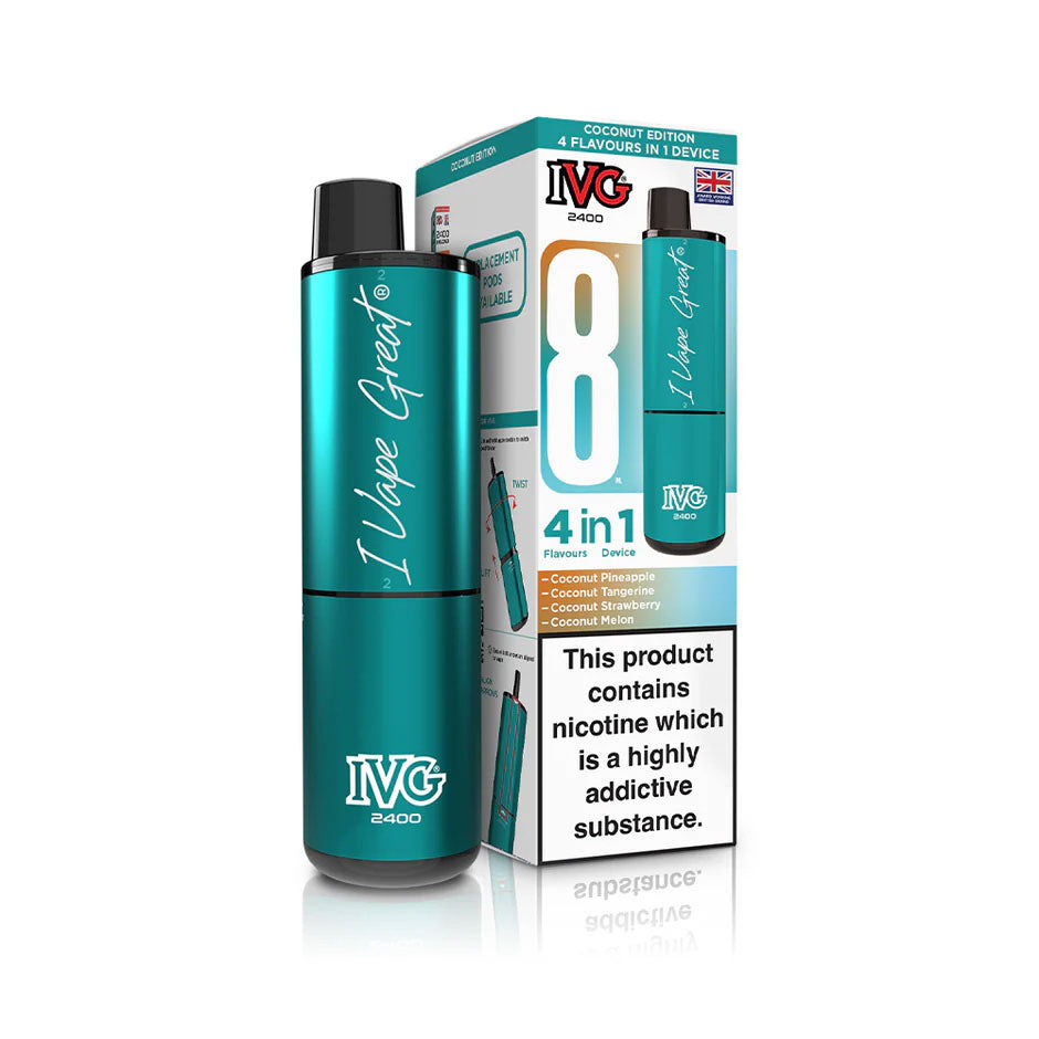 IVG 2400 4-IN-1 Pod Kit Eco Vape IVG 2400 4-IN-1 Pod Kit Eco Vape