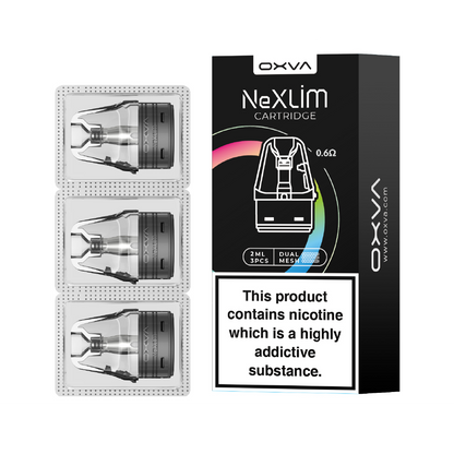 OXVA NeXlim SS Pod Replacements 8.99 (3 Pack) | UK Delivery Eco Vape OXVA NeXlim SS Pod Replacements 8.99 (3 Pack) | UK Delivery Eco Vape