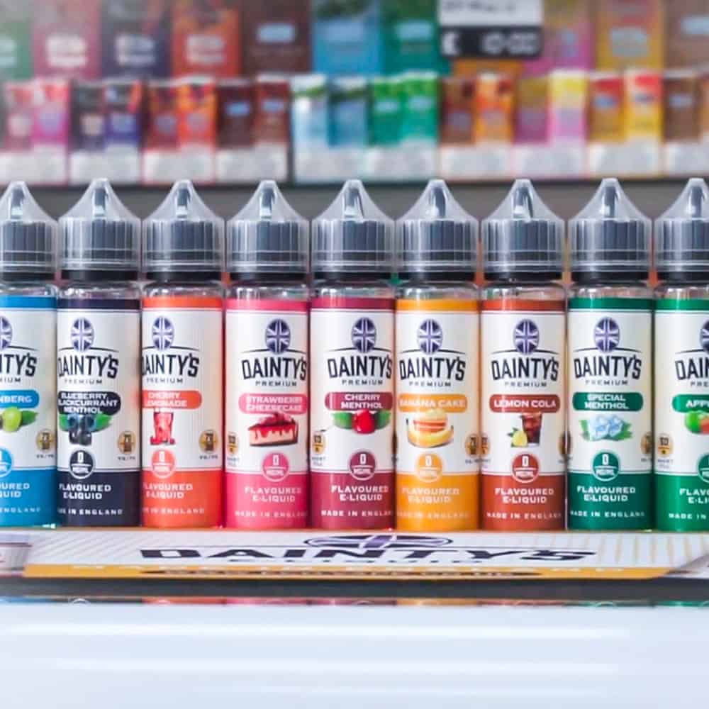 Dainty's 50ml E-Liquid Shortfills