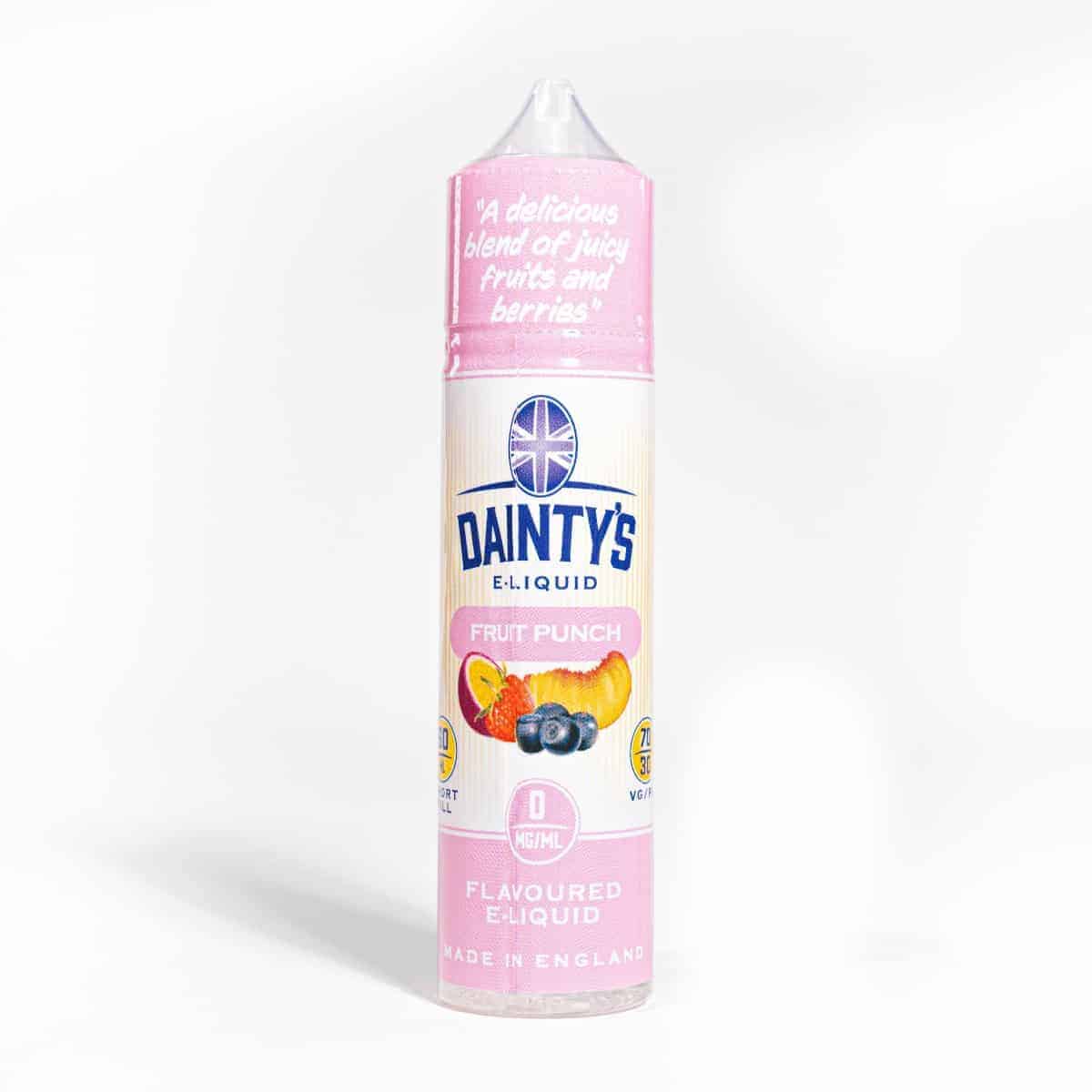 Fruit Fodder Dainty's 50ml E-Liquid Shortfill with Zero Nicotine