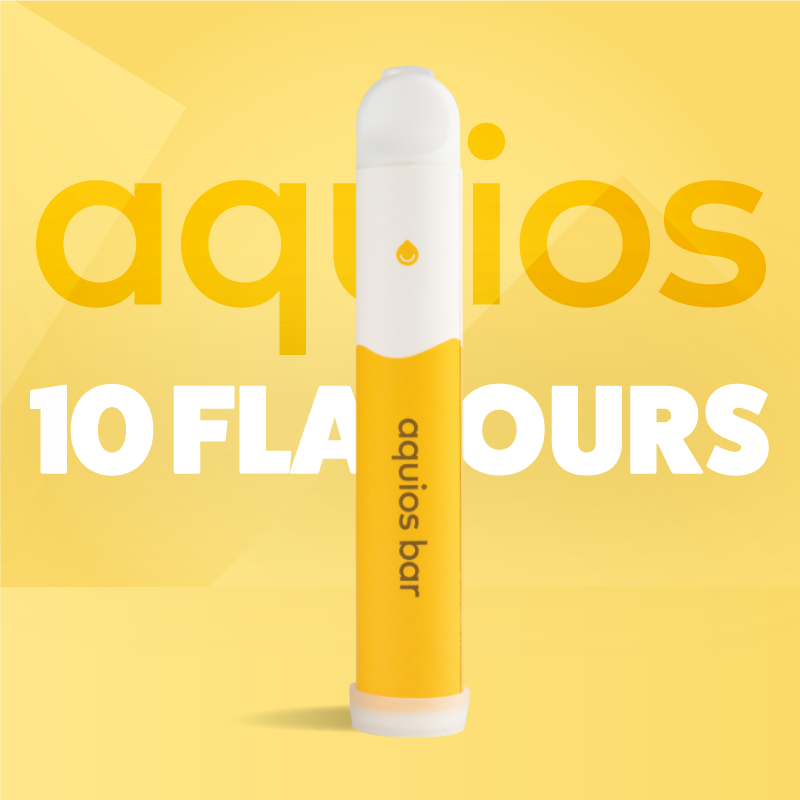 Aquios Bar recyclable disposable vape