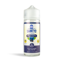 blueberry blackcurrant menthol Dainty's 100ml e-liquid shortfill