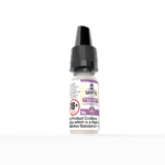 studio shot of Daintys 10ml vape juice - blackcurrant menthol e-liquid freebase