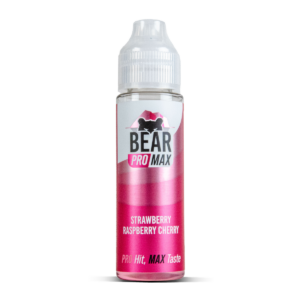 BEAR PRO MAX 75ML E-LIQUIDS STRAWBERRY RASPBERRY CHERRY FLAVOUR