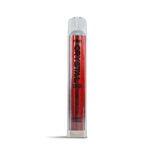 TBO Crystal Bar Cherry Ice Disposable Vape with 600 puffs