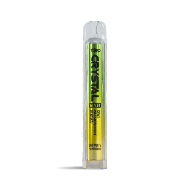 TBO Crystal Bar Kiwi Passionfruit Guava Disposable Vape with 600 puffs