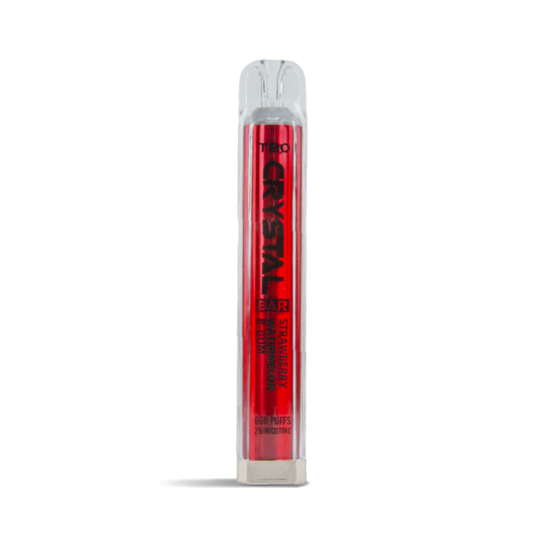 TBO Crystal Bar Strawberry Watermelon Bubblegum Disposable Vape with 600 puffs