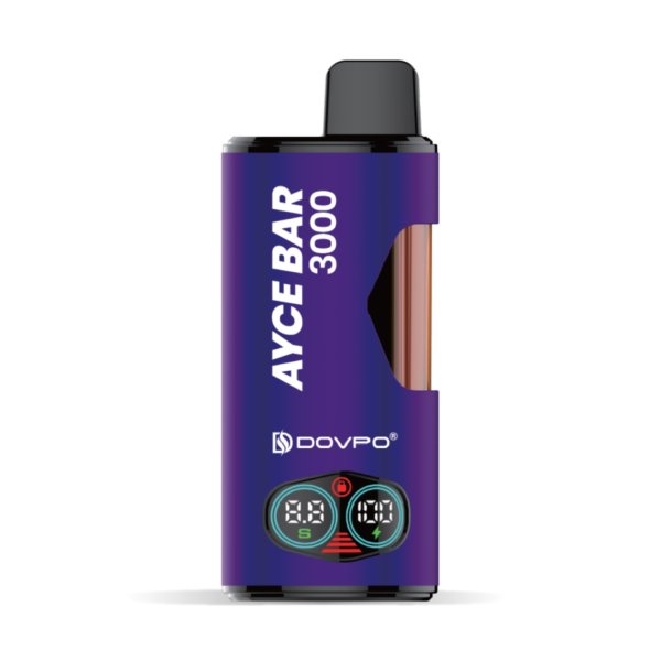 Dovpo Ayce Bar 3000 Rechargeable Vape Pod Kit Plum Bar