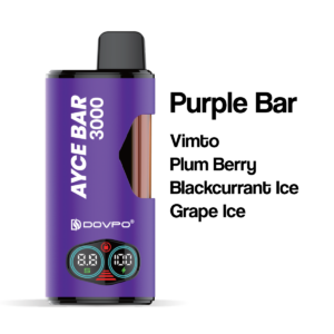 Dovpo Ayce Bar 3000 Vape 4-in-1 Purple Bar Flavour Guide