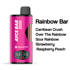 Dovpo Ayce Bar 3000 Vape 4-in-1 Rainbow Bar Flavour Guide