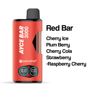 Dovpo Ayce Bar 3000 Vape 4-in-1 Red Bar Flavour Guide