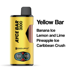 Dovpo Ayce Bar 3000 Vape 4-in-1 Yellow Bar Flavour Guide