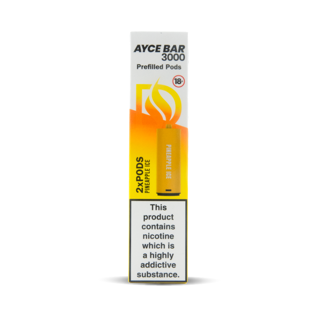 Pineapple Ice flavour Dovpo Ayce Bar Pod Replacements Twin Pack