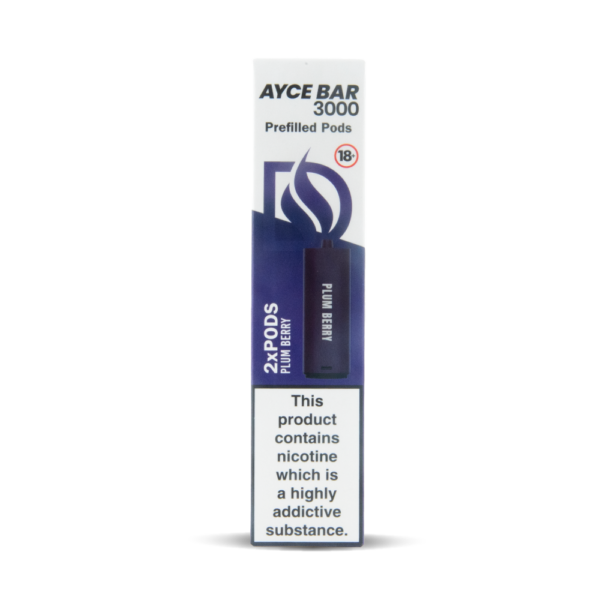 Plum Berry flavour Dovpo Ayce Bar Pod Replacements Twin Pack