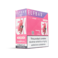 Bulk Buy Elfbar Vapes AF5000 10+2 pods in 5 packs in strawberry ice uk wholesale angle shot