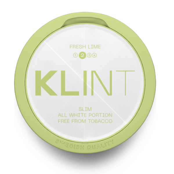 KLINT Tobacco-Free Nicotine Pouches in Fresh Lime Flavour