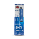 Bulk Buy IVG 4in1 2400 Big Puff Vapes 5 packs in Blue Edition front shot