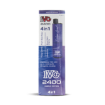 Bulk Buy IVG 4in1 2400 Big Puff Vapes 5 packs in Purple Edition front shot