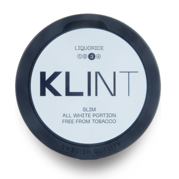 KLINT Tobacco-Free Nicotine Pouches in Liquorice Flavour