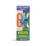 Bulk buy lost mary bm6000 vapes in blueberry flavour at uk wholesale prices - front shot