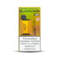 Blackberry Blueberry Raspberry TBO Bloody Bar Gold G600 Disposable Vape with 600 Puffs