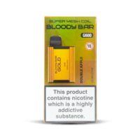 Double Apple TBO Bloody Bar Gold G600 Disposable Vape with 600 Puffs