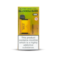 Fizzy Cherry TBO Bloody Bar Gold G600 Disposable Vape with 600 Puffs