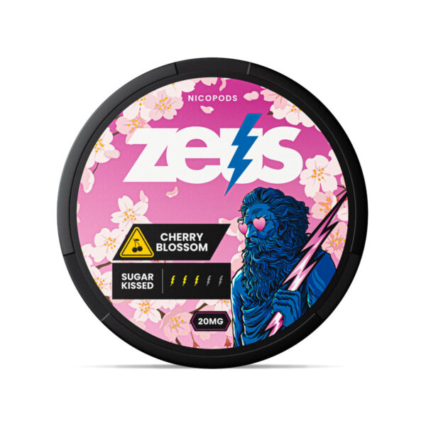 Cherry Blossom Medium 8mg Zeus Nicotine Pouch - Tobacco Free & Flavoured