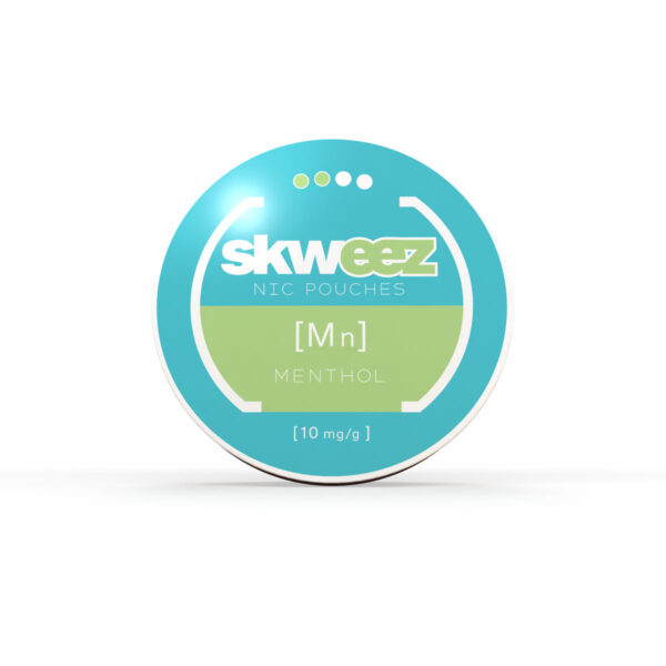 skweez pouches menthol 10mg Hero Tub Close Up 2