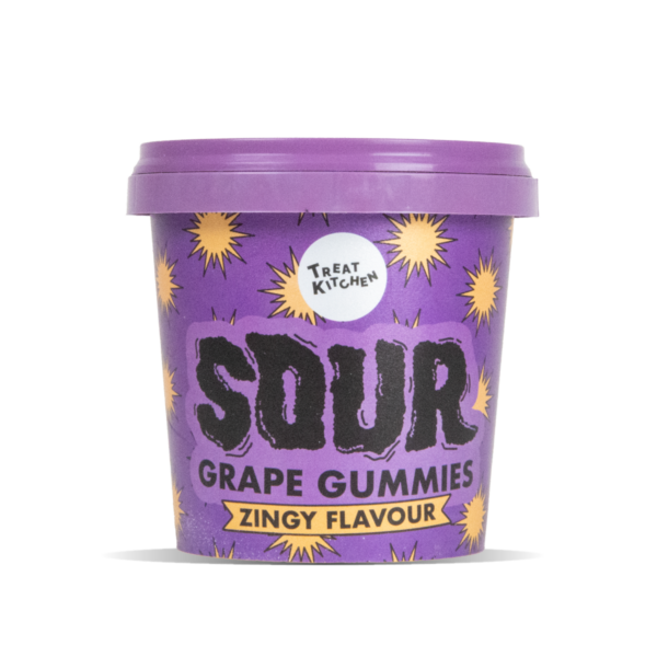 Treat Kitchen Flavoured Gummies Sweets Sour Grape