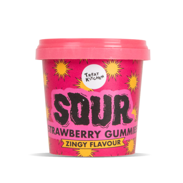 Treat Kitchen Flavoured Gummies Sweets Sour Strawberry