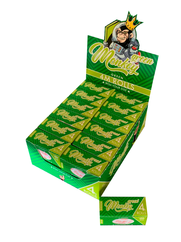 Monkey King Green 4m Smoking Paper Rolls