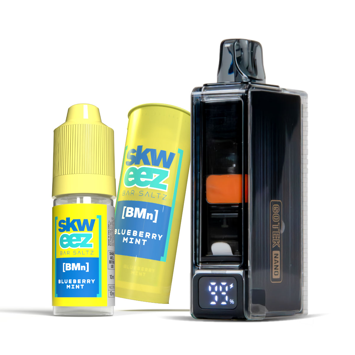 aspire gotek nano with free skweez Nic salt