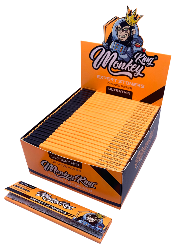 Expert Stoners King Size Slim Orange Rolling Papers Extreme Thin 12.5 gsm