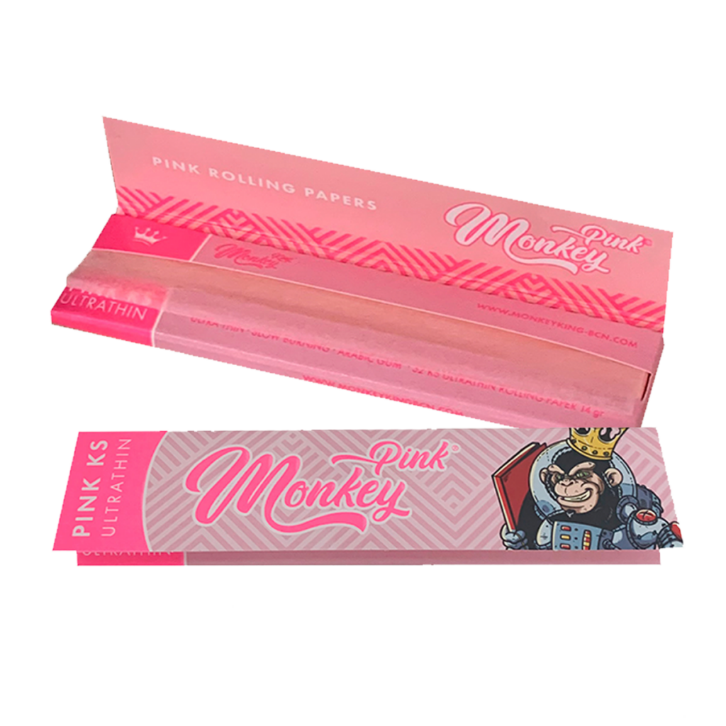 Single UK Monkey King Rolling Papers for Smoking - King Size Slim Hemp