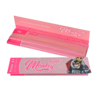 Single UK Monkey King Rolling Papers for Smoking - King Size Slim Hemp