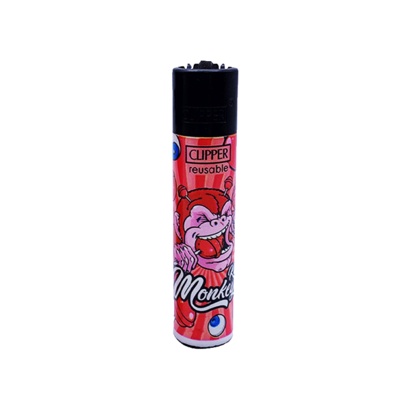 Monkey King Clipper Lighter red lollipop