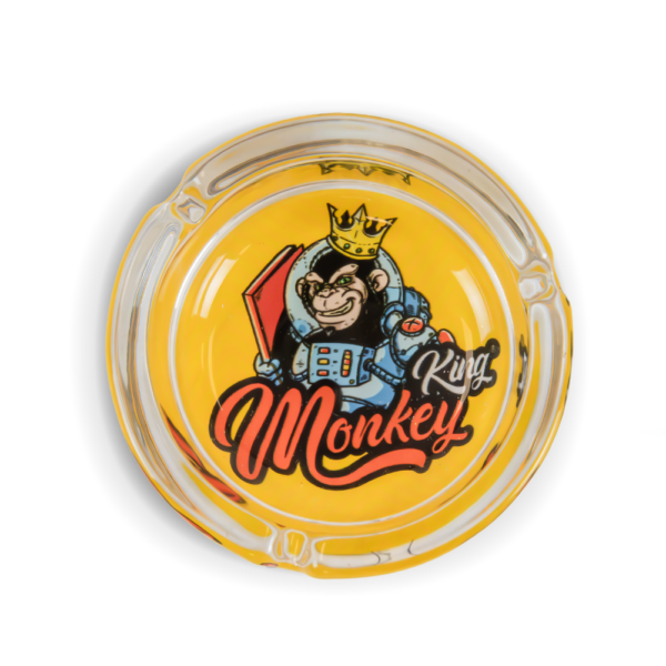 Monkey King Unbreakable Glass Ashtray Yellow Monkey Edition