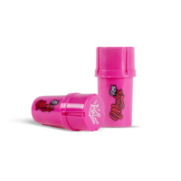 Monkey King Plastic Pink Stash Pot Grinder Taken ApartSmall